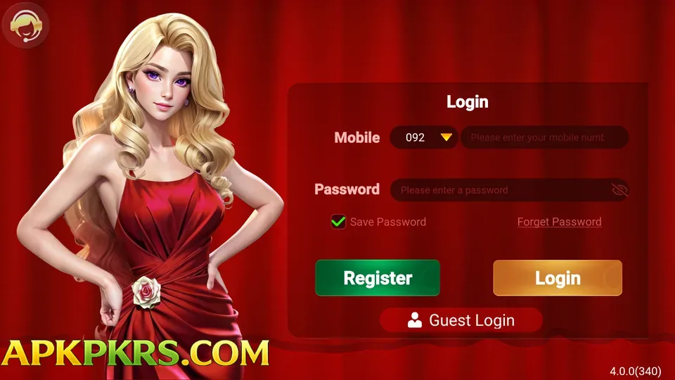 3Patti HOT game  login screen