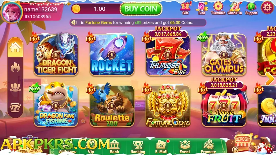 3Patti OK game lobby screen