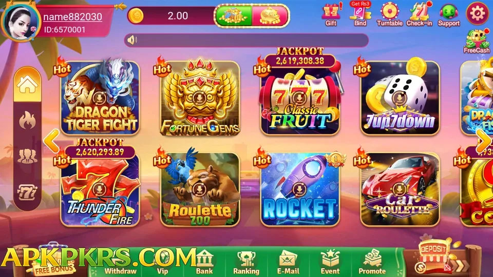 L83 game lobby screen