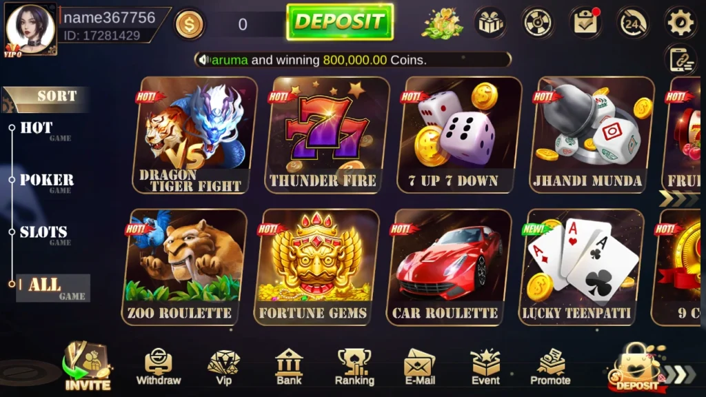 Rumi Slot Game Download Pakistan mobile casino game interface with slots and rewards