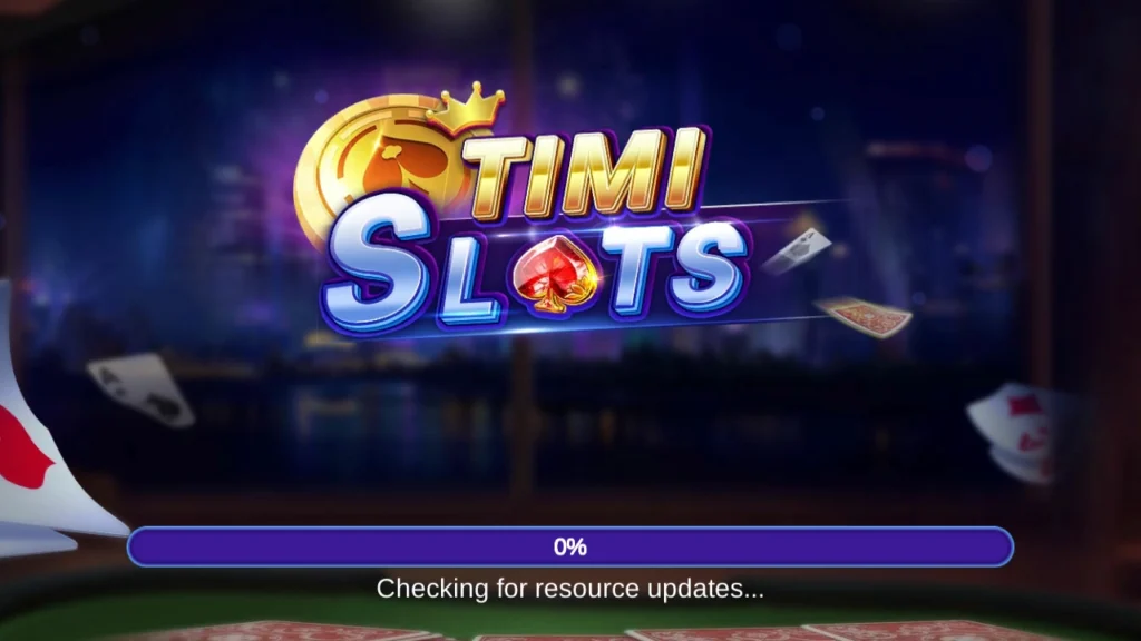 TIMI Slots Game loading screen before launching the app